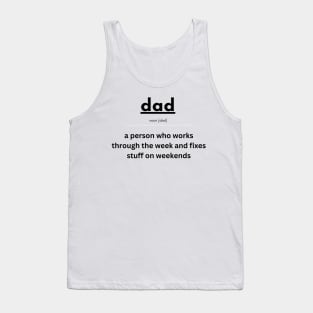 Dad definition t-shirt Tank Top